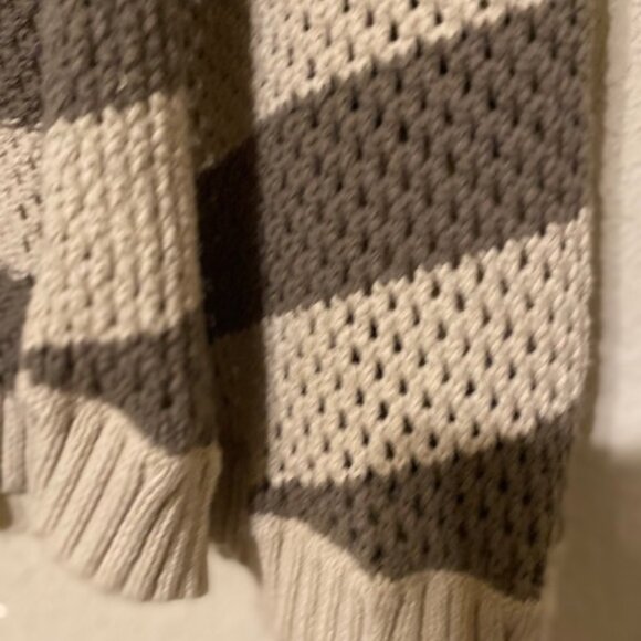 Beige Striped Sweater - Picture 2 of 4